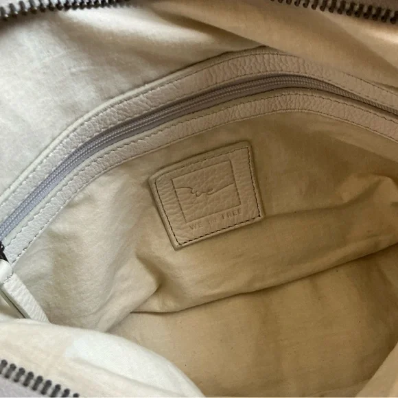 NWT~We The Free Baby Emerson Tote Bag, Free People, Salt Color, Boho Style 🌼 - Picture 9 of 14